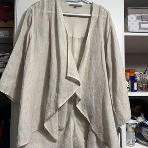 E. Rutenberg, Size 14, 95% Linen, 5% PA; Contrast: 100% Viscose